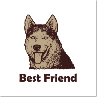 Best Friend - Dog Posters and Art